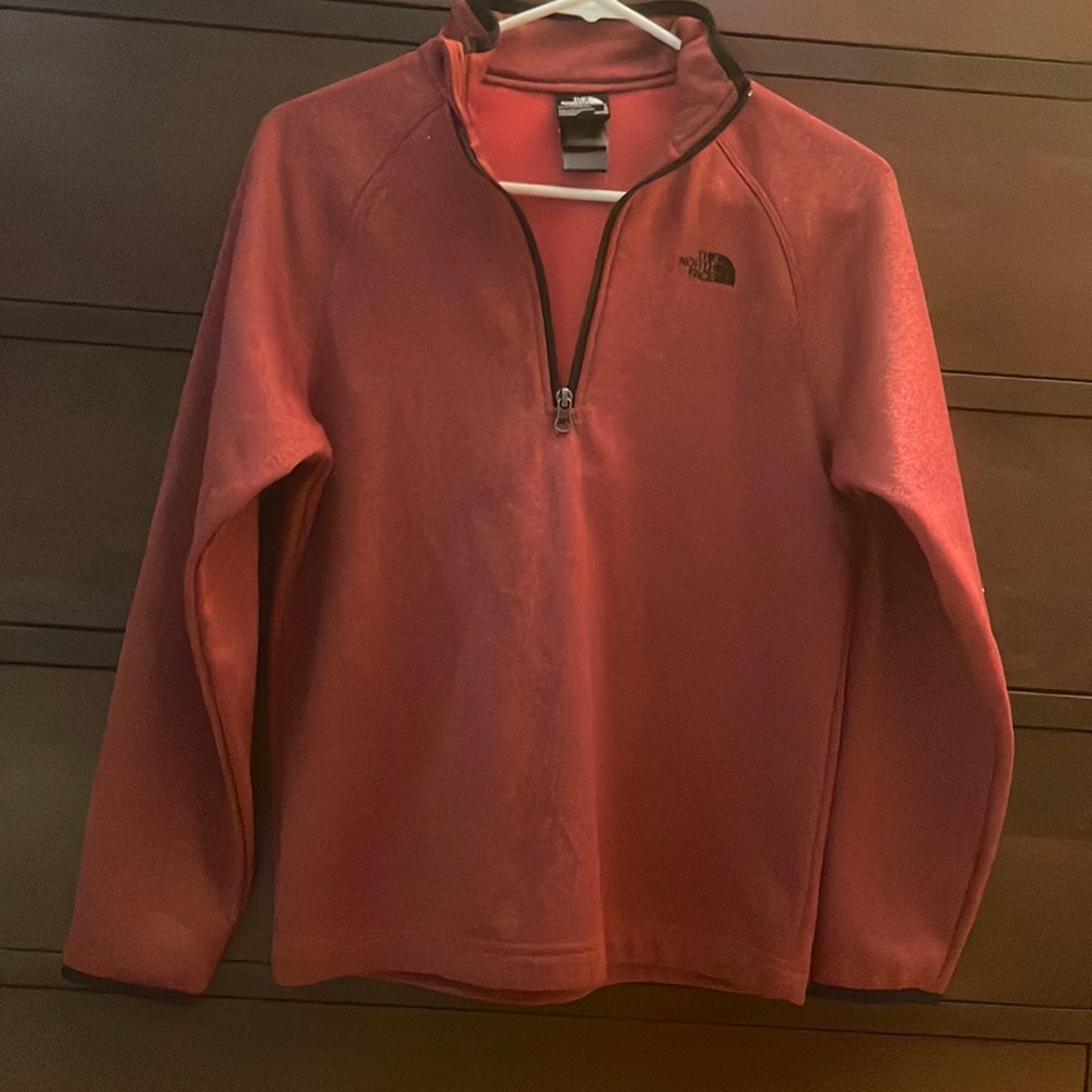 Boys large north face 1/4 zip